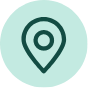Icône de positionnement sur une carte